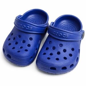 Crocs Classic Clogs Toddler C2 C3 Blue Slip On Sandals Kids Boys Girls Shoes